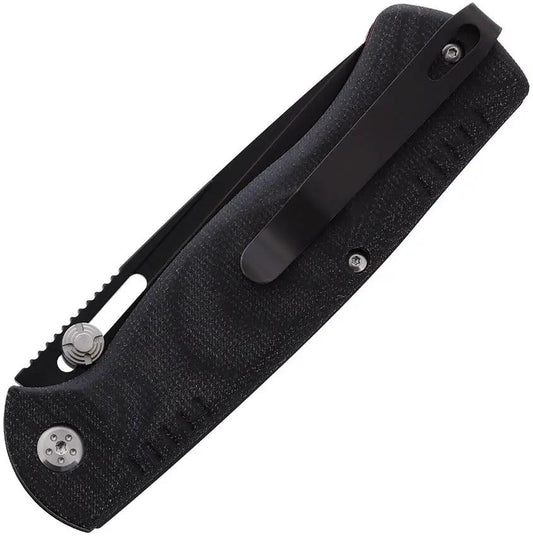 WithArmour Mercenary Slip Joint WA2301F-55BK - Black Titanium Coated 12C27 Sandvik Blade With Red G10 Liners by WithArmour