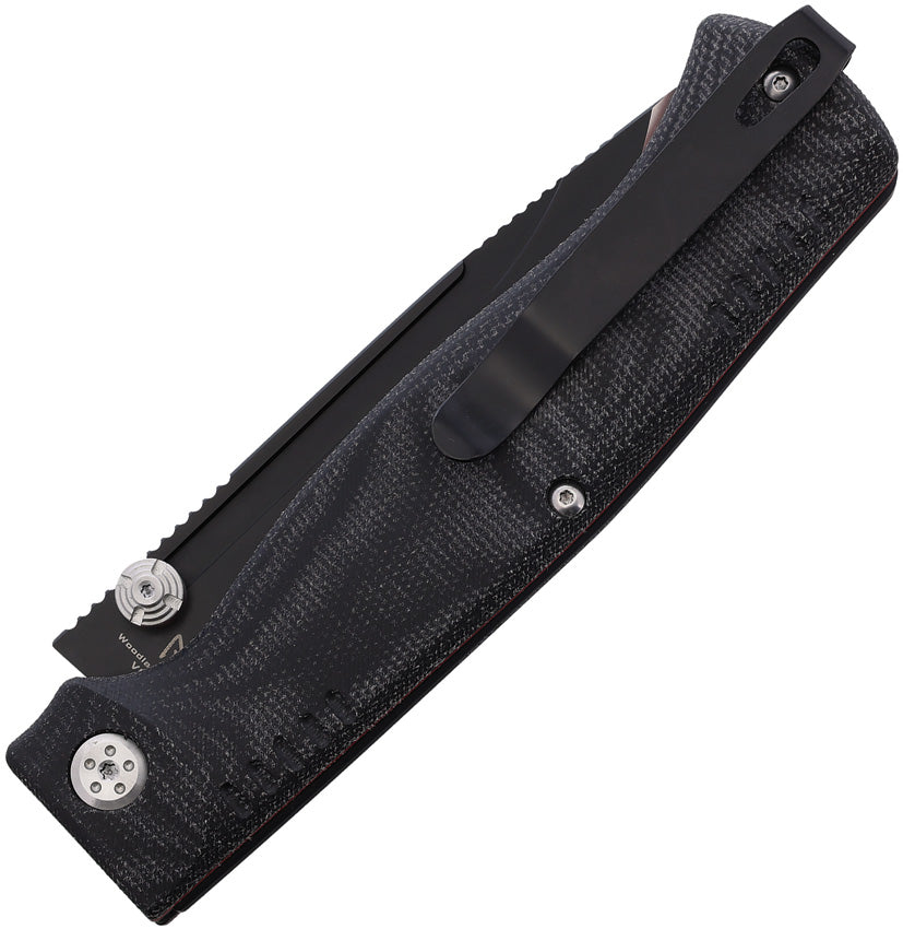 WithArmour Woodlands Slip Joint WA2303F-55BG - 5.5 Inch Closed Knife With 4.75 Inch Two Tone Titanium Coated VG10 Blade by WithArmour