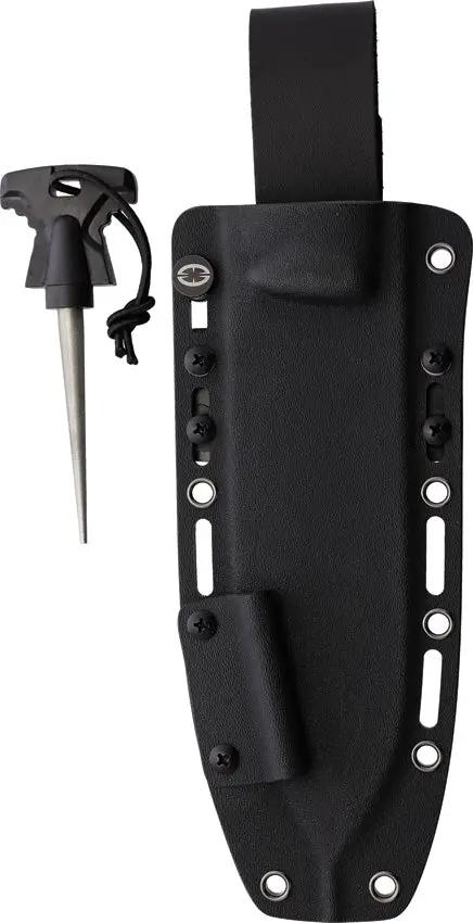 WithArmour Big Muk Fixed Blade WA2306-125BK - Titanium Coated 6.5 Inch 1095HC Blade Full Tang Black Micarta Handle by WithArmour