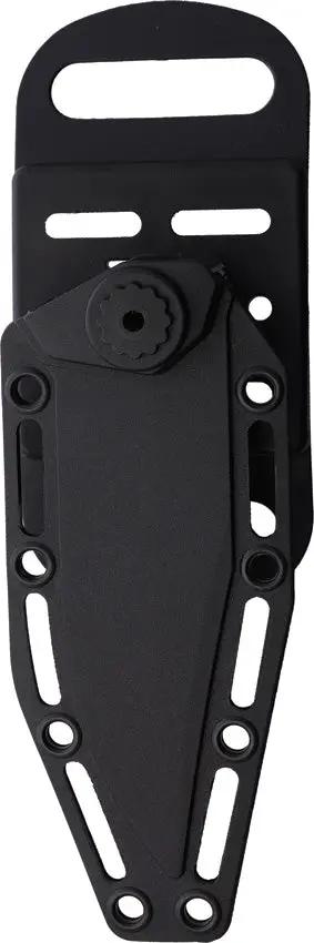 WithArmour Fixed Blade G2-22FYE049 - Durable Stainless Clip Point With Black Textured ABS Handle And Belt Sheath by WithArmour