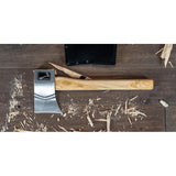 World Axe Throwing League The Corporal Throwing Axe 41 - Balanced 17 Inch Throwing Axe With 5.75 Inch Carbon Steel Head by World Axe Throwing League