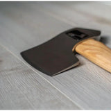 World Axe Throwing League King Of Diamonds Throwing Axe 138 Dual Fins Design 1045 Carbon Steel Head Hickory Handle by World Axe Throwing League