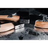 World Axe Throwing League Queen Of Hearts Throwing Axe 136 - 1045 Carbon Steel Head With American Hickory Handle by World Axe Throwing League
