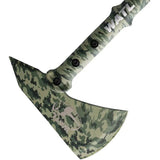 World Axe Throwing League The Mercenary Throwing Axe 148 - Matte Camouflage Finish With 7.5In 3Cr13 Stainless Head by World Axe Throwing League