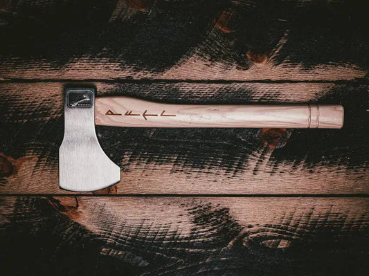 World Axe Throwing League Ragnar Throwing Axe 158 - Balanced 1045 Carbon Steel Head With 4 Inch Cutting Edge by World Axe Throwing League
