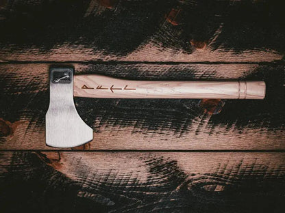 World Axe Throwing League Ragnar Throwing Axe 158 - Balanced 1045 Carbon Steel Head With 4 Inch Cutting Edge by World Axe Throwing League
