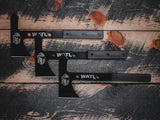 World Axe Throwing League Walt Hawk Throwing Set 185 - Durable 12.5 Inch, 6 Inch Stainless Axe Head Removable Handles by World Axe Throwing League