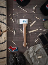 World Axe Throwing League The Competition Throwing Axe 205 - 19 Inch Overall With Hickory Handle by World Axe Throwing League