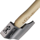 World Axe Throwing League Berserker Throwing Axe 232 - Engraved 1045 Carbon Steel Head With American Hickory Handle by World Axe Throwing League