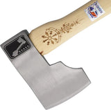 World Axe Throwing League Berserker Throwing Axe 232 - Engraved 1045 Carbon Steel Head With American Hickory Handle by World Axe Throwing League
