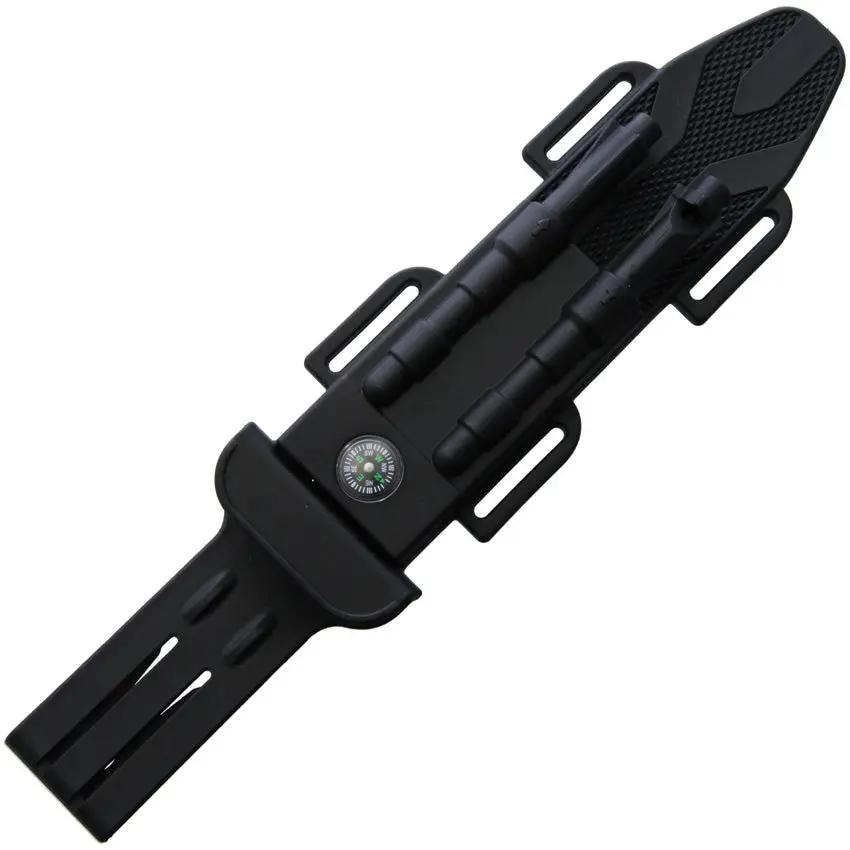 Wild Boar Razorback Survival Knife - 13 Inch Overall With Sawback Blade, Black ABS Handle, Survival Sheath by Wild Boar