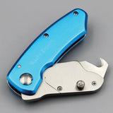 Wiebe Knives Zipper Linerlock Utility Knife DS11 ZIPR - Replaceable Gut Hook Blade by Wiebe Knives