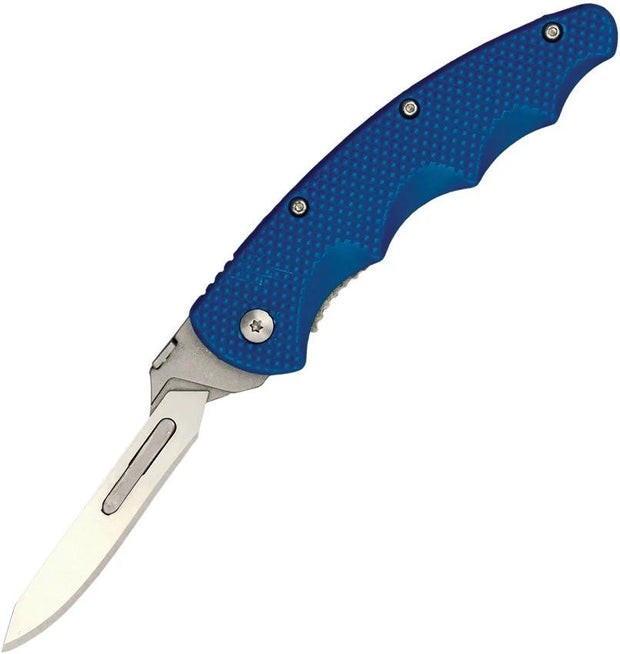 Wiebe Knives Arctic Fox Linerlock Scalpel DS17 SCA-FBLU by Wiebe Knives