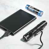 Wuben C3 Flashlight - Rechargeable OSRAM P9 LED 1200 Lumens 179m Beam For Outdoor EDC Enthusiasts by WUBEN