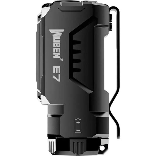 Wuben E7 Mini Flashlight - Rechargeable EDC Light With Strobe And SOS, Water Resistant by WUBEN