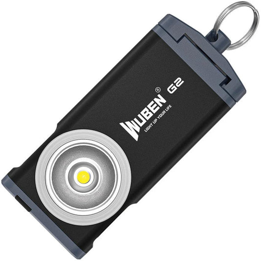 WUBEN G2 Rechargable Keychain Light G2-BLACK by WUBEN