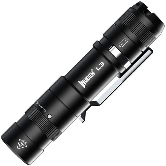 WUBEN L3 Rechargeable Flashlight - Turbo 3000 Lumens USB C Charging For Outdoor Adventurers by WUBEN