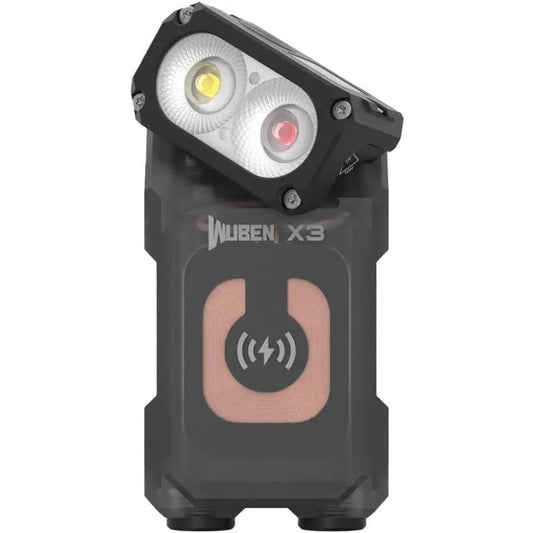 WUBEN Lightok X3 Owl Flashlight - Rechargeable Dual White and Red LEDs for Rugged Outdoor Adventures by WUBEN