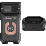WUBEN Lightok X3 Owl Flashlight - Rechargeable Dual White and Red LEDs for Rugged Outdoor Adventures by WUBEN
