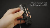 Wuben X4 Rechargeable Flashlight - 205m Beam, Waterproof And Durable For Outdoor Enthusiasts by WUBEN