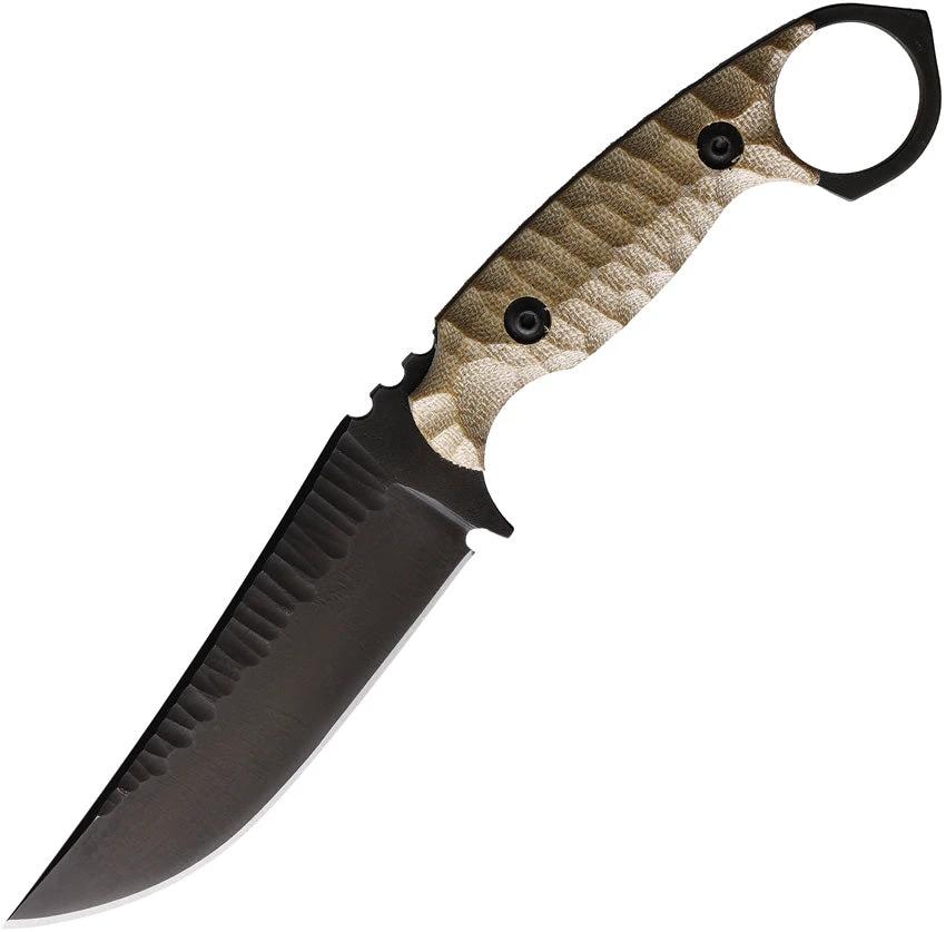 Wachtman Knife & Tool Titanoraptor Tan Micarta T-N-S by Wachtman Knife & Tool