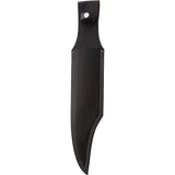 Windlass Primitive Bowie Knife 12.63 Inch Stainless Blade With Brown Wood Handle And Leather Belt Sheath by Windlass