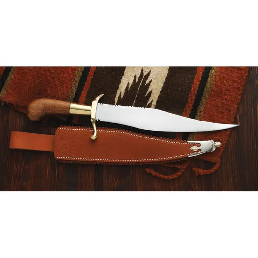 Windlass Mexican Bowie Knife 10in Satin Carbon Steel Blade - Rugged Outdoor Performance by Windlass