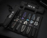 WE Knife Co Knife Roll WE10KR - Durable Black Nylon Case For 10 Folding Knives With Top Handle by We Knife Co Ltd