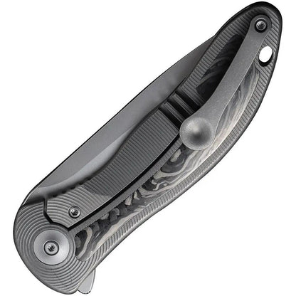 We Knife Synergy 2v2 Framelock CPM-20CV Bead Blast Carbon Fiber EDC Knife - Premium Everyday Carry Performance by We Knife Co Ltd