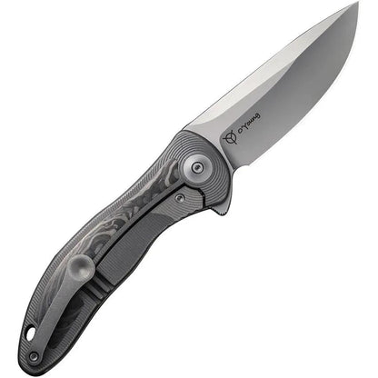 We Knife Synergy 2v2 Framelock CPM-20CV Bead Blast Carbon Fiber EDC Knife - Premium Everyday Carry Performance by We Knife Co Ltd