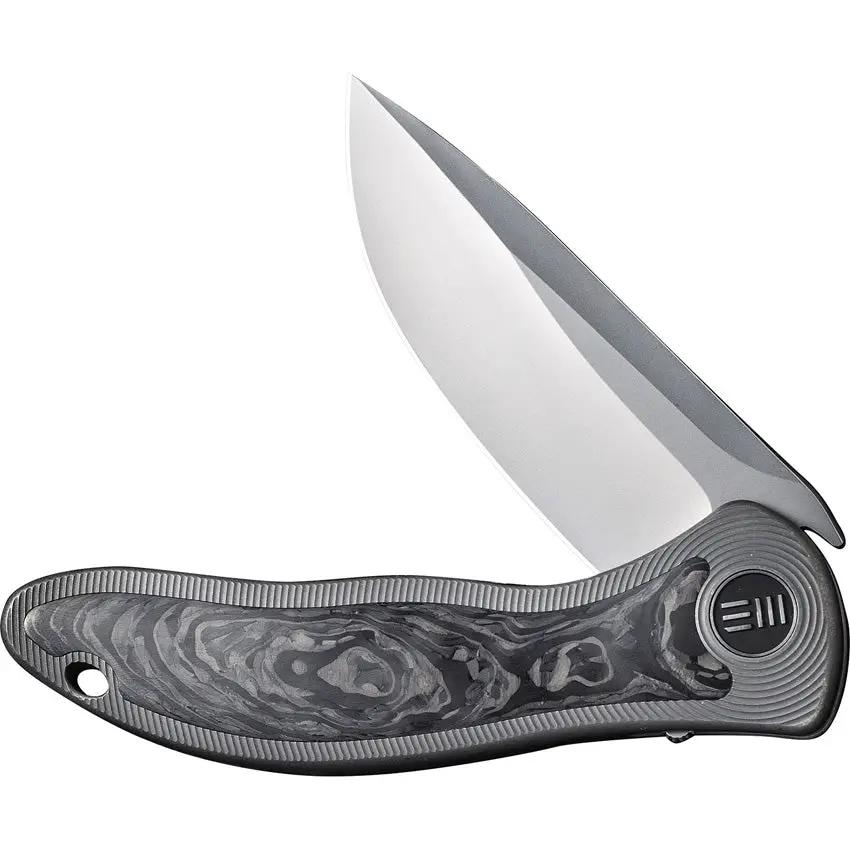 We Knife Synergy 2v2 Framelock CPM-20CV Bead Blast Carbon Fiber EDC Knife - Premium Everyday Carry Performance by We Knife Co Ltd