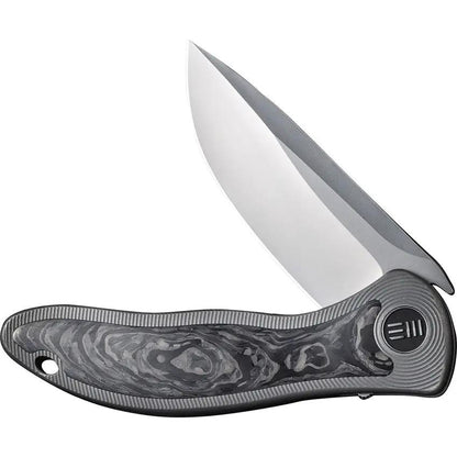 We Knife Synergy 2v2 Framelock CPM-20CV Bead Blast Carbon Fiber EDC Knife - Premium Everyday Carry Performance by We Knife Co Ltd