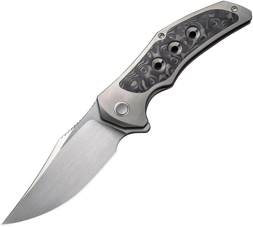 We Knife Co Ltd Magnetron Framelock RoseCF WE18058-2 by We Knife Co Ltd