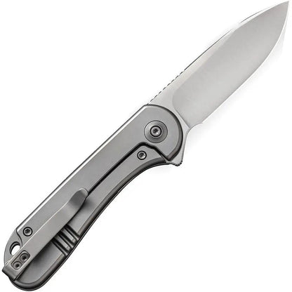 We Knife Elementum Framelock WE18062X1 - Premium CPM 20CV Satin Blade EDC Folding Knife With Titanium Handle by We Knife Co Ltd