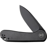 We Knife Elementum Framelock EDC Knife - Premium CPM 20CV Blade With Titanium Handle Black Stonewash by We Knife Co Ltd