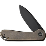 We Knife Elementum Framelock Bronze CPM 20CV Folding Knife For Everyday Carry Enthusiasts by We Knife Co Ltd