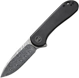 We Knife Elementum Framelock WE18062X DS1 Titanium EDC Knife With Damasteel Blade For Everyday Carry Enthusiasts by We Knife Co Ltd