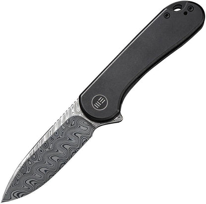 We Knife Elementum Framelock WE18062X DS1 Titanium EDC Knife With Damasteel Blade For Everyday Carry Enthusiasts by We Knife Co Ltd