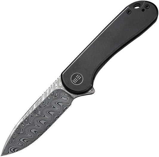 We Knife Elementum Framelock WE18062X DS1 Titanium EDC Knife With Damasteel Blade For Everyday Carry Enthusiasts by We Knife Co Ltd