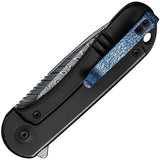 We Knife Elementum Framelock WE18062X DS1 Titanium EDC Knife With Damasteel Blade For Everyday Carry Enthusiasts by We Knife Co Ltd