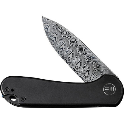 We Knife Elementum Framelock WE18062X DS1 Titanium EDC Knife With Damasteel Blade For Everyday Carry Enthusiasts by We Knife Co Ltd