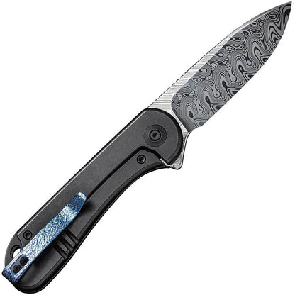 We Knife Elementum Framelock WE18062X DS1 Titanium EDC Knife With Damasteel Blade For Everyday Carry Enthusiasts by We Knife Co Ltd