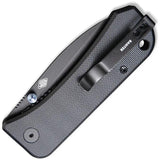 We Knife Banter 2004B Linerlock EDC Folding Knife - CPM S35VN Blade With Black Stonewash Finish by We Knife Co Ltd