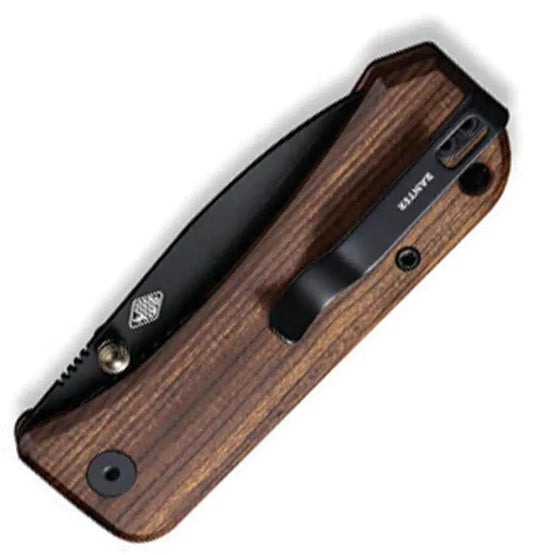 We Knife Banter 2004K Liner Lock EDC Knife With Cuibourtia Wood Handle - Premium CPM S35VN Blade by We Knife Co Ltd