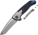 We Knife Co Ltd Press Check Framelock Blue WE20078A-2 by We Knife Co Ltd