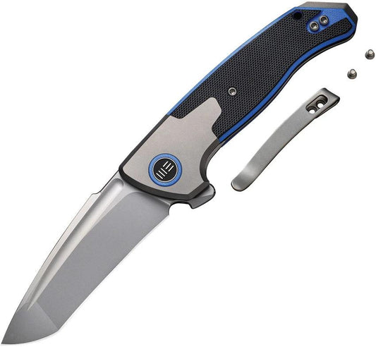 We Knife Co Ltd Press Check Framelock Blue WE20078A-2 by We Knife Co Ltd