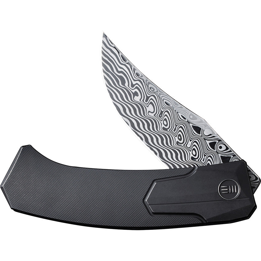 We Knife Shuddan Framelock WE21015-DS1 - Damasteel Blade, Titanium Handle, EDC Ready For Collectors by We Knife Co Ltd