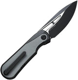 We Knife Baloo Mystery Box Folding Knife - CPM-20CV Blade With Two Tone Finish And Black Titanium Handle by We Knife Co Ltd
