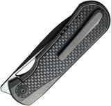 We Knife Baloo Folding Knife - Two-Tone CPM-20CV Blade With Twill CF Titanium Handle For Enthusiasts by We Knife Co Ltd