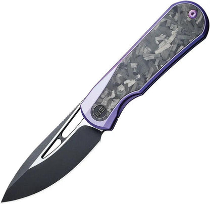 We Knife Co Ltd Baloo Mystery Box Purple EDC Knife - CPM-20CV Drop Point Two Tone Finish For EDC Enthusiasts by We Knife Co Ltd
